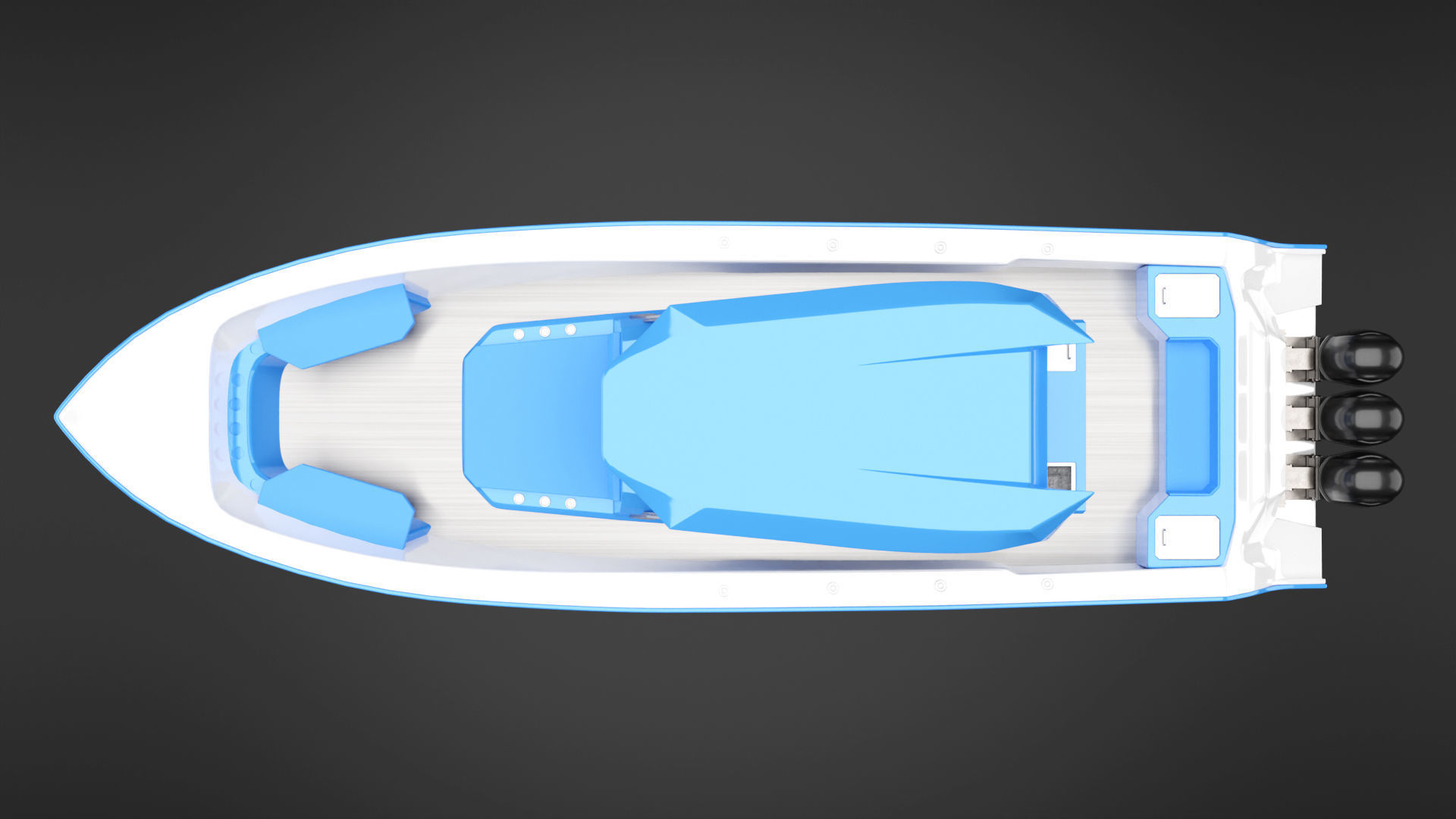 Sport Fishing Boat 3D model_5