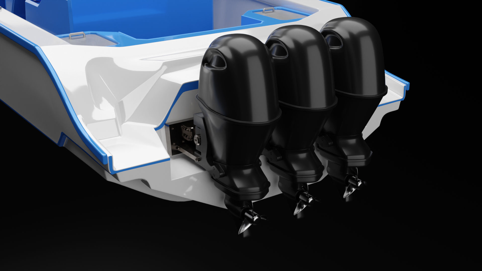 Sport Fishing Boat 3D model_8