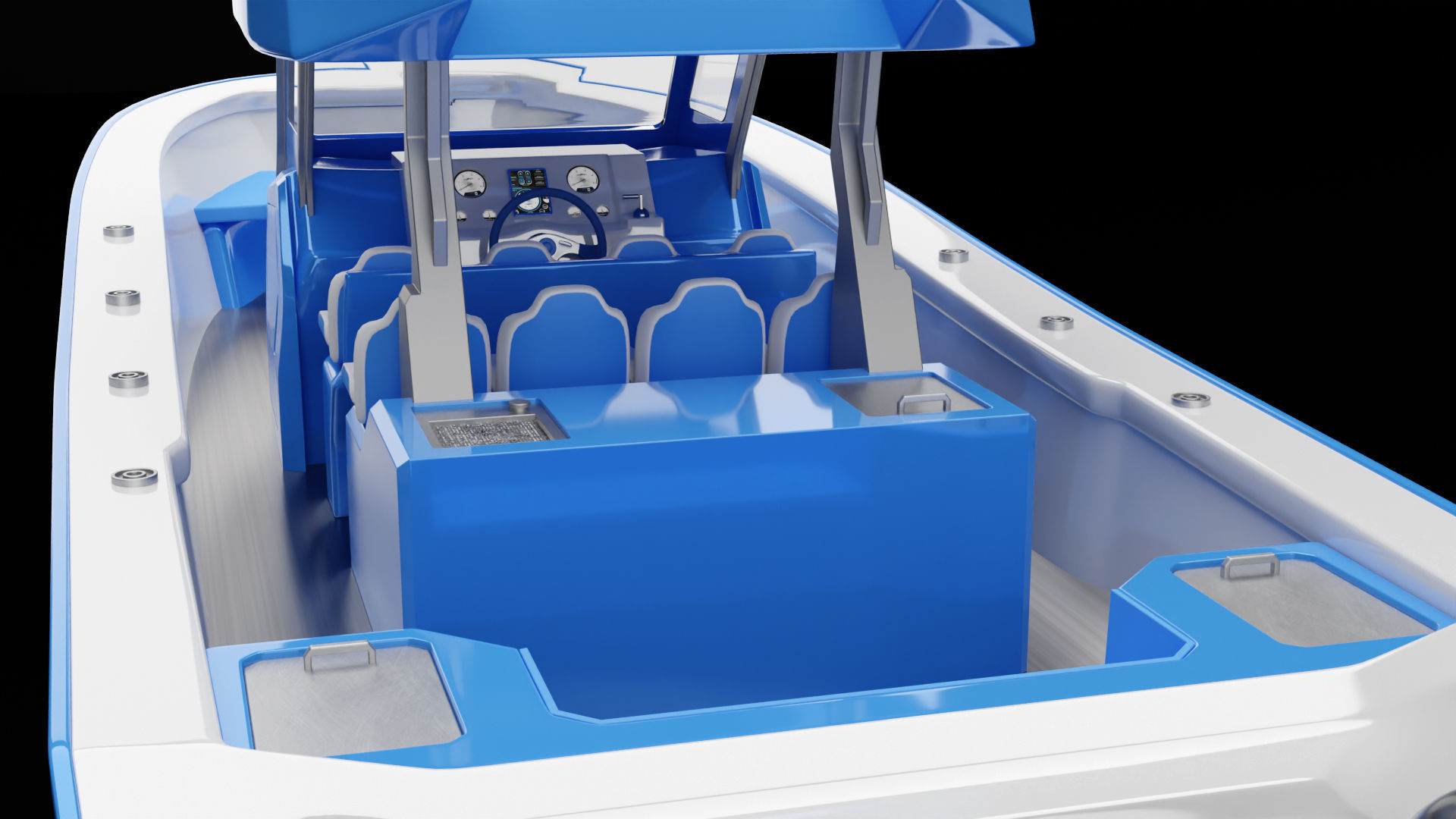 Sport Fishing Boat 3D model_9
