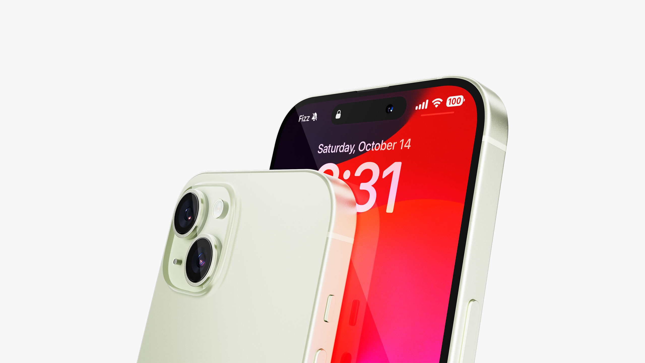 iPhone 15 - 15 Plus Green 3D model_31