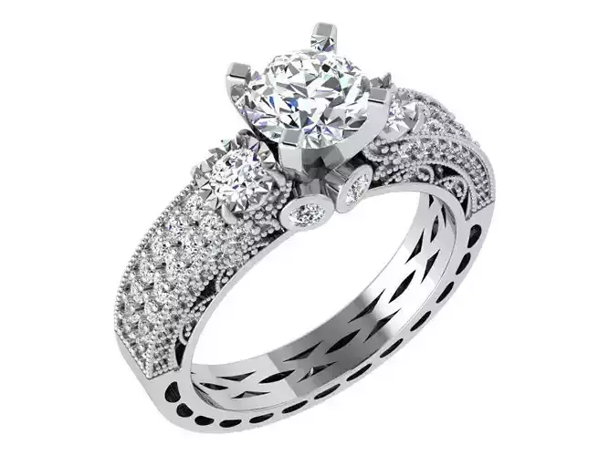 Round Diamond Fashion Ring 4165
