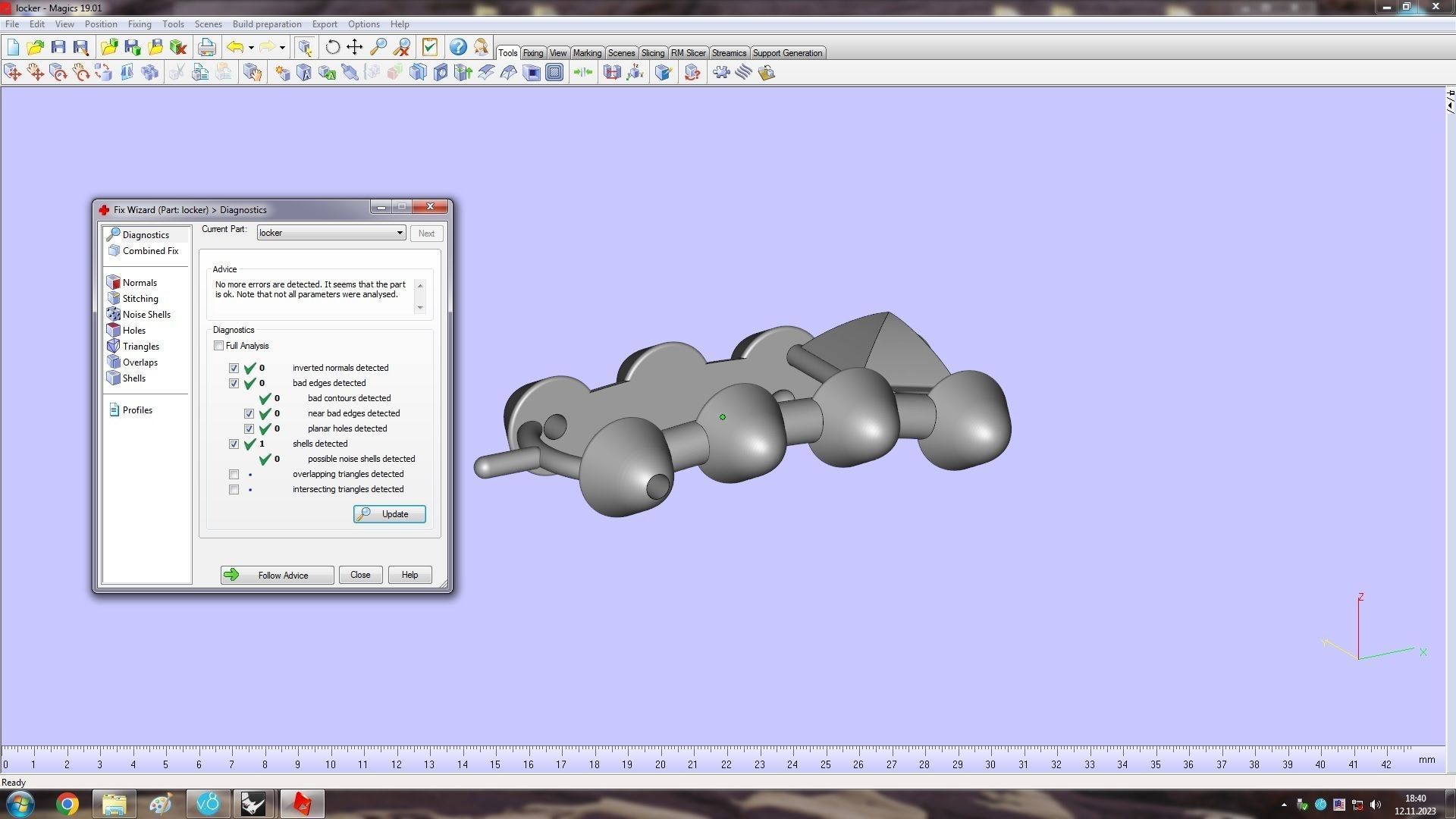 Clash Bracelet Wrist Measurment 200 mm 3D print model_26