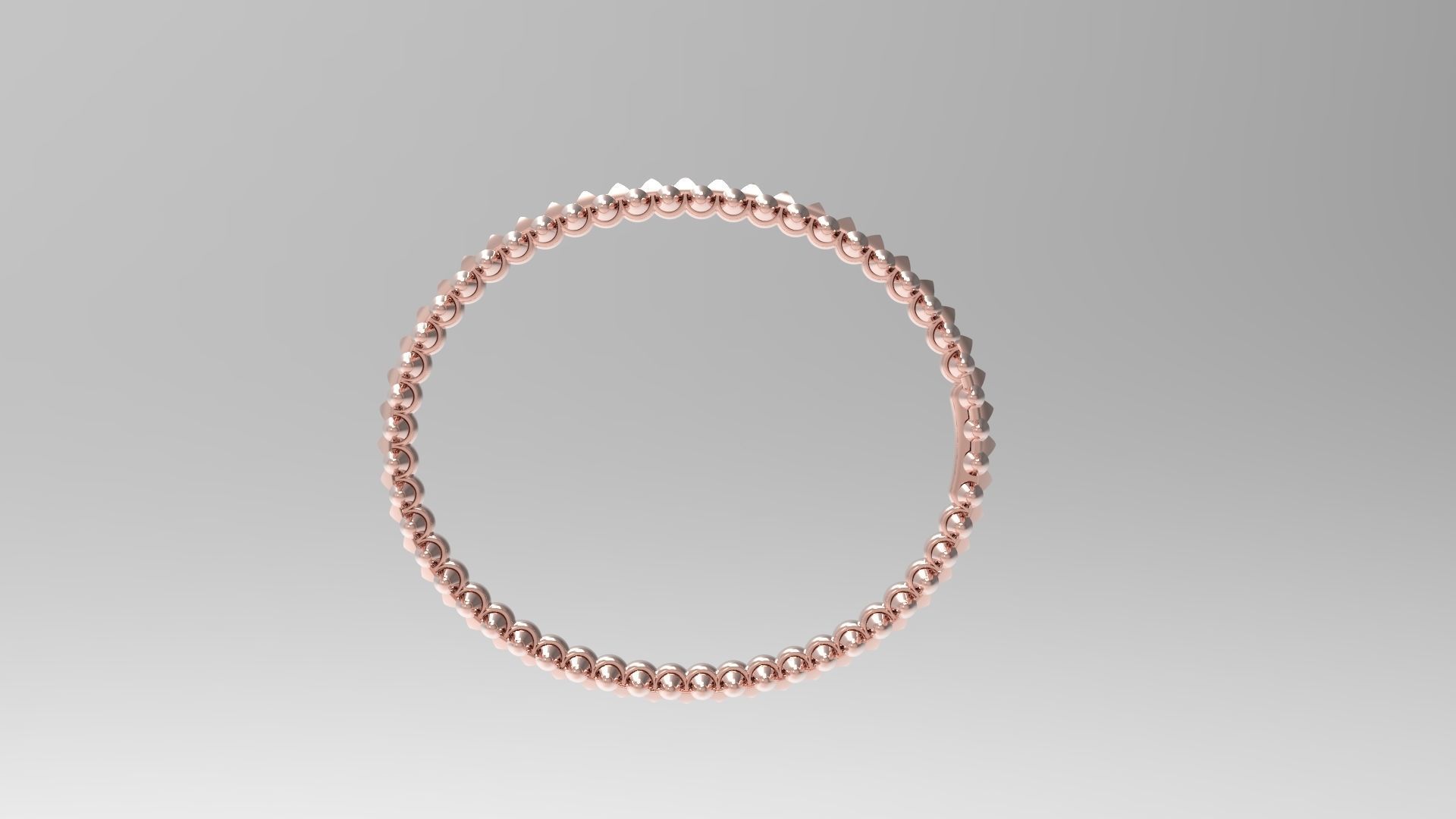 Clash Bracelet Wrist Measurment 200 mm 3D print model_9