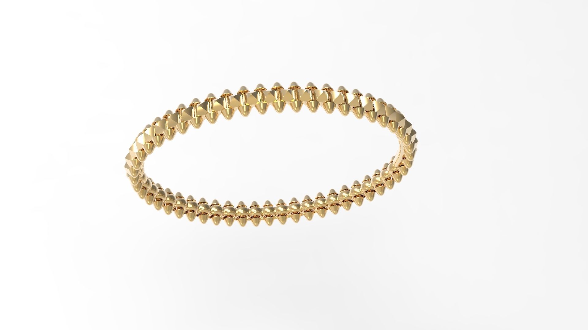 Clash Bracelet Wrist Measurment 200 mm 3D print model_4