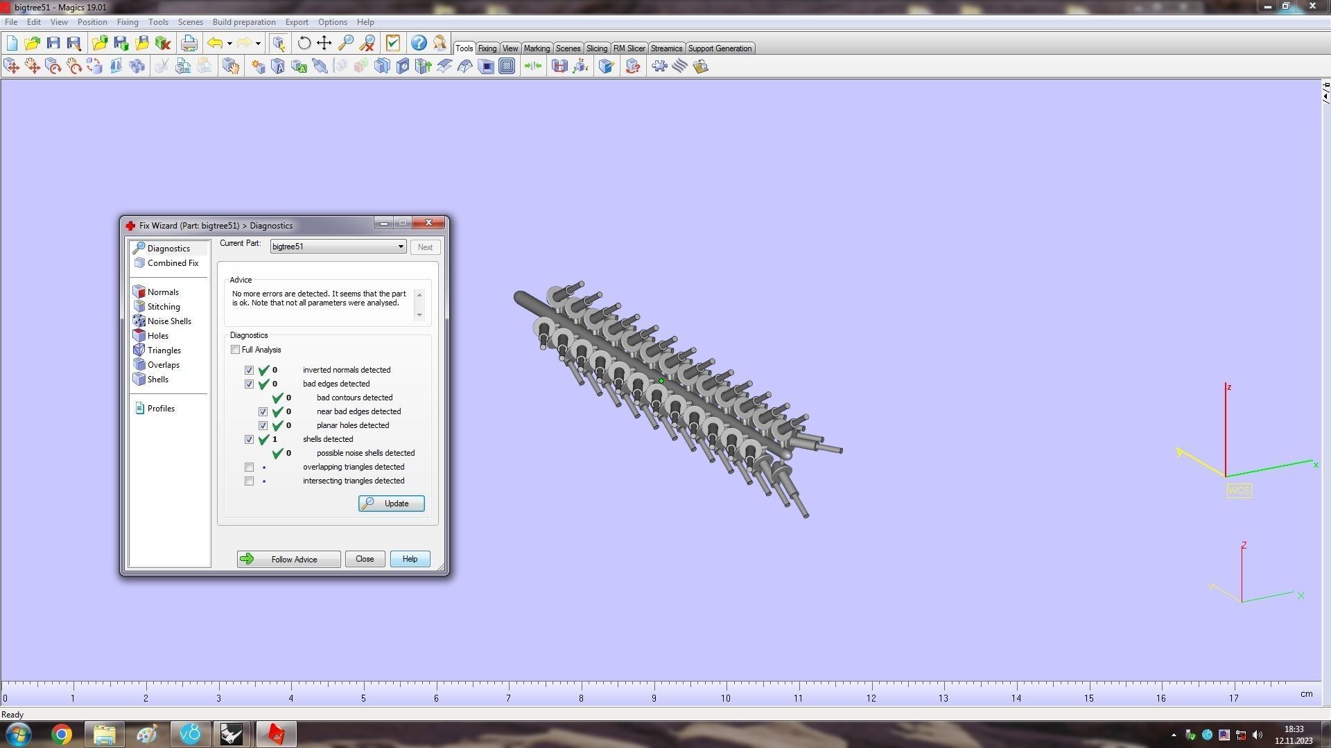 Clash Bracelet Wrist Measurment 200 mm 3D print model_30