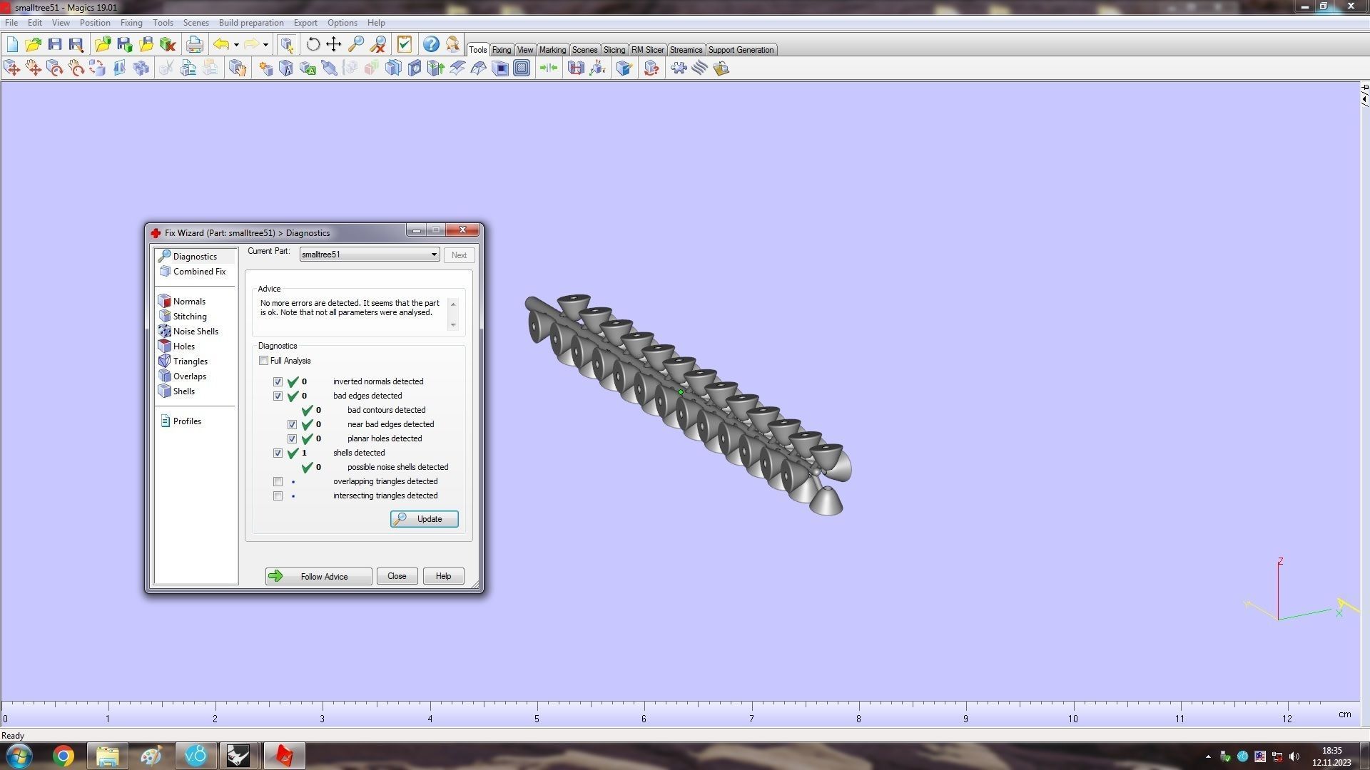 Clash Bracelet Wrist Measurment 200 mm 3D print model_29