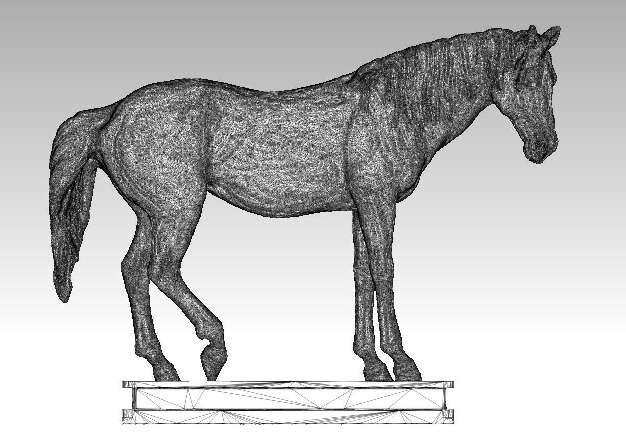 horse studio 3D model_7