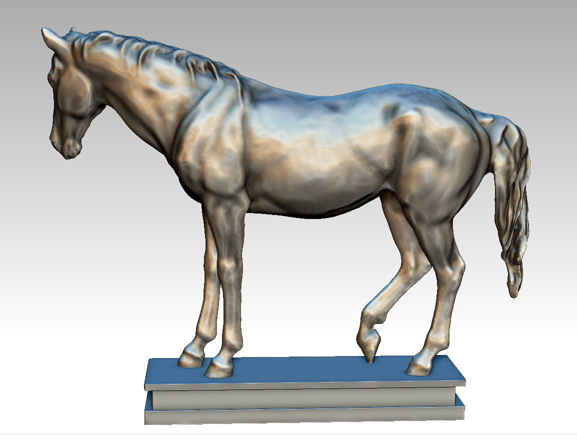 horse studio 3D model_3