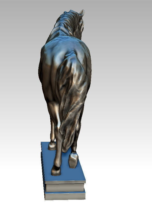 horse studio 3D model_8