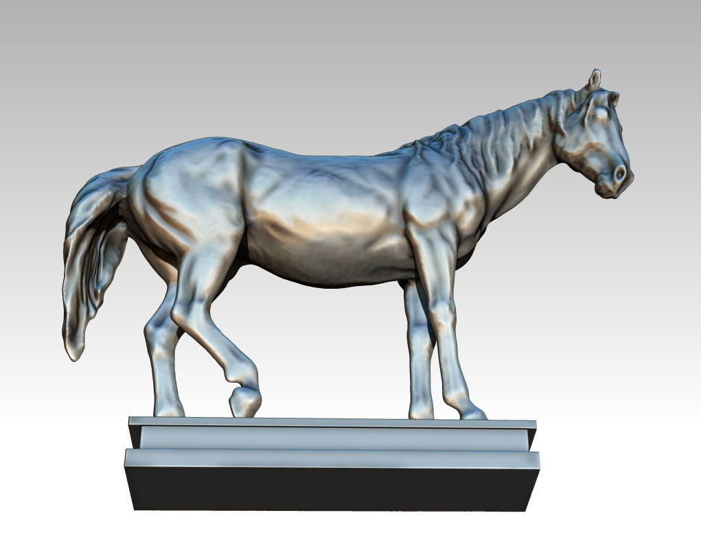 horse studio 3D model_5