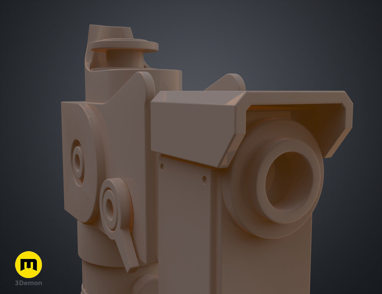 Ezra Bridgers Lightsaber Blaster - Star Wars 3D print model_8