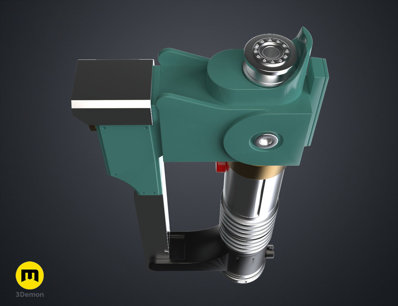 Ezra Bridgers Lightsaber Blaster - Star Wars 3D print model_20