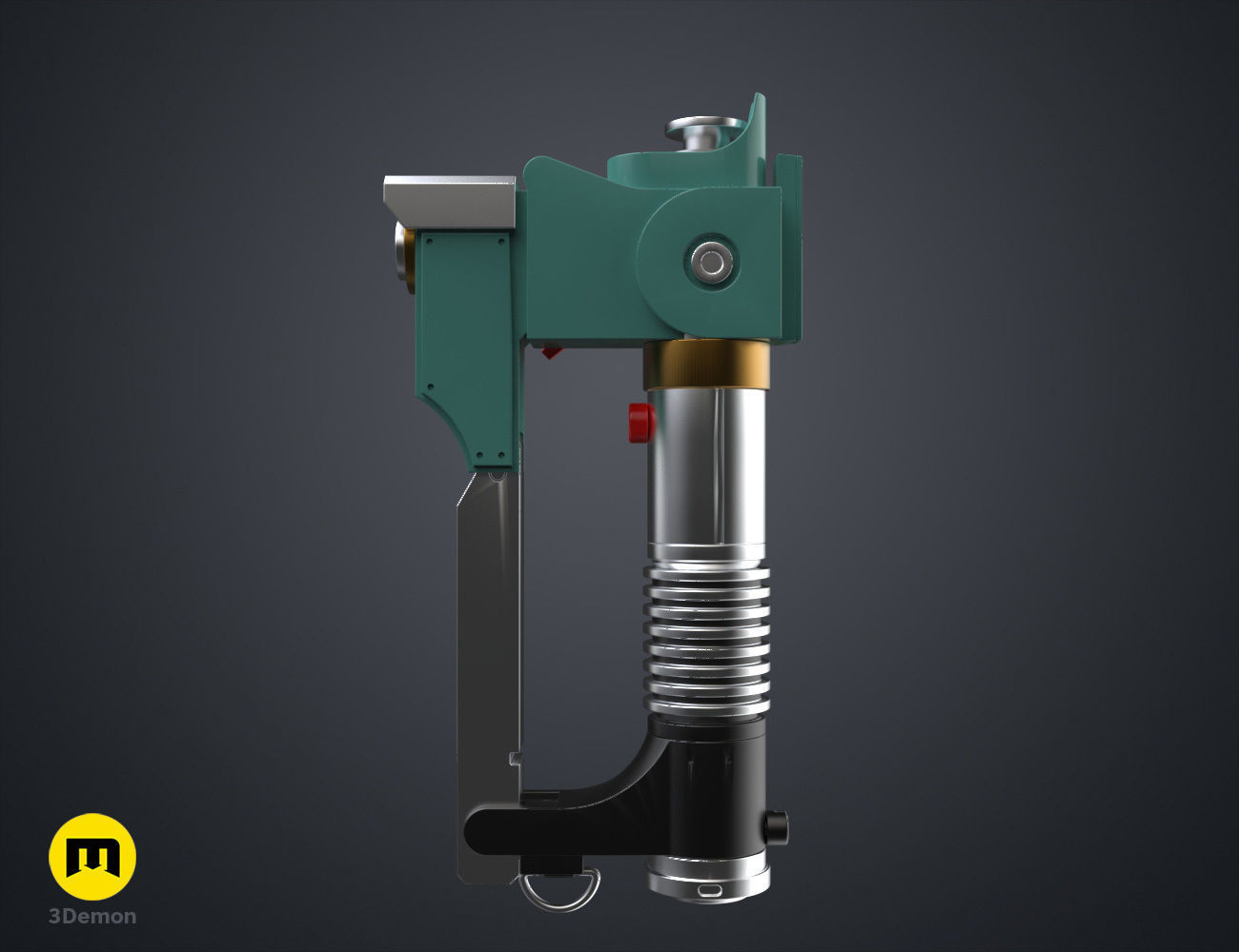 Ezra Bridgers Lightsaber Blaster - Star Wars 3D print model_4