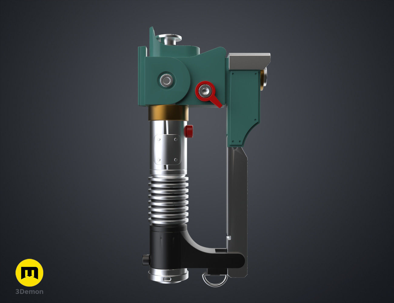 Ezra Bridgers Lightsaber Blaster - Star Wars 3D print model_3