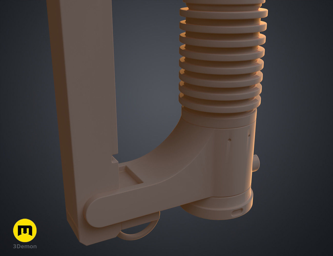 Ezra Bridgers Lightsaber Blaster - Star Wars 3D print model_10