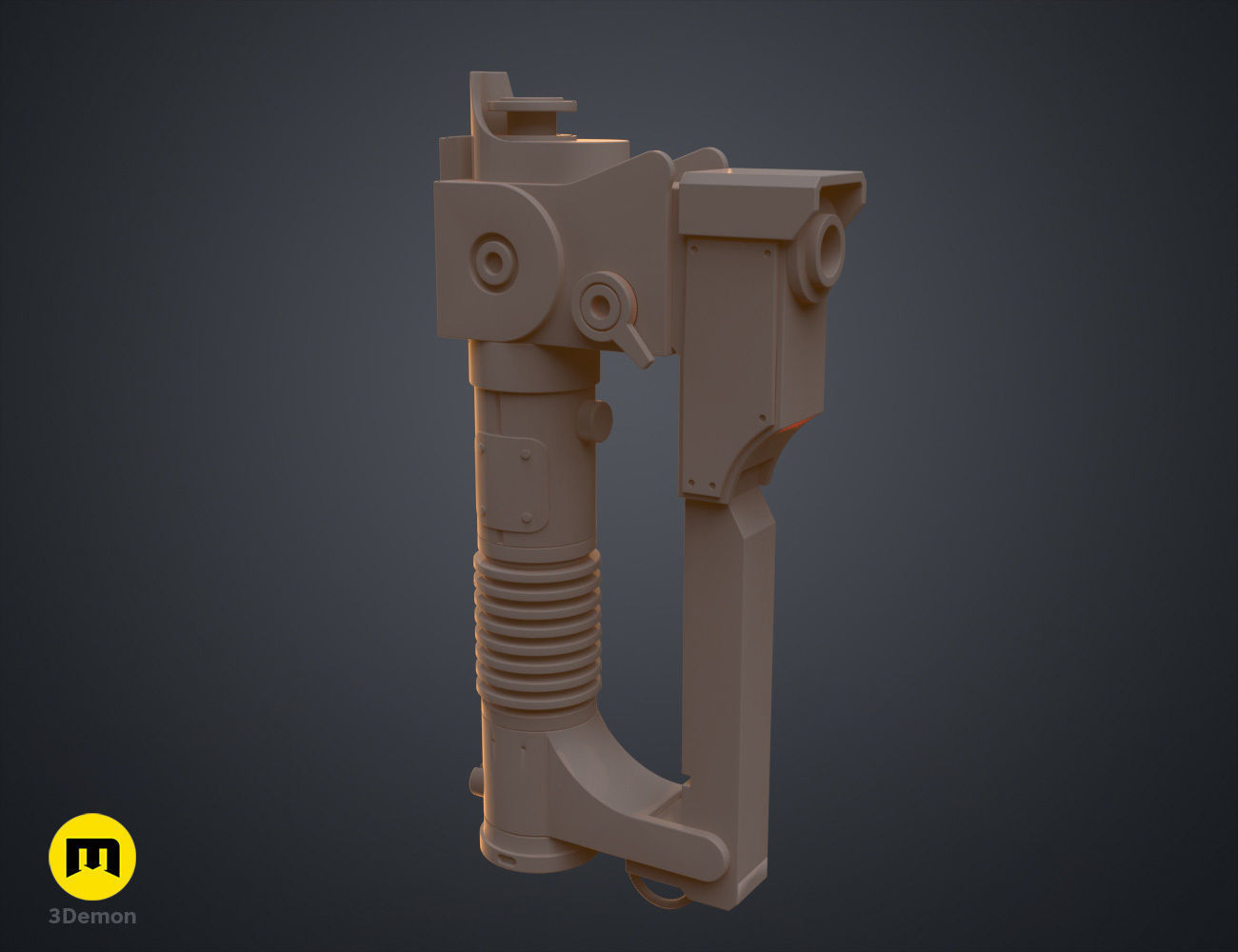 Ezra Bridgers Lightsaber Blaster - Star Wars 3D print model_6