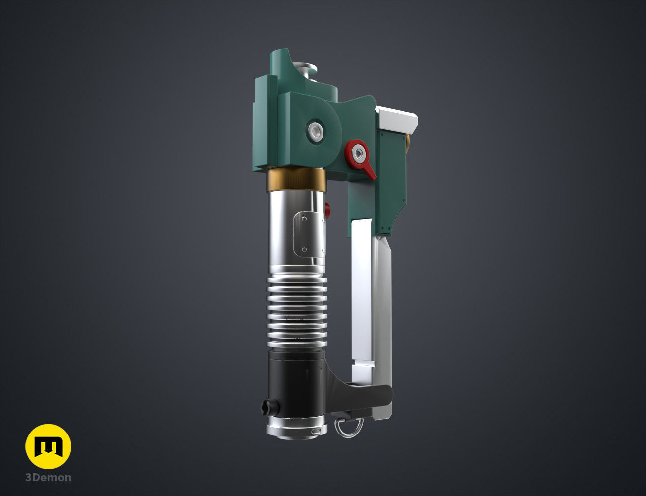 Ezra Bridgers Lightsaber Blaster - Star Wars 3D print model_21