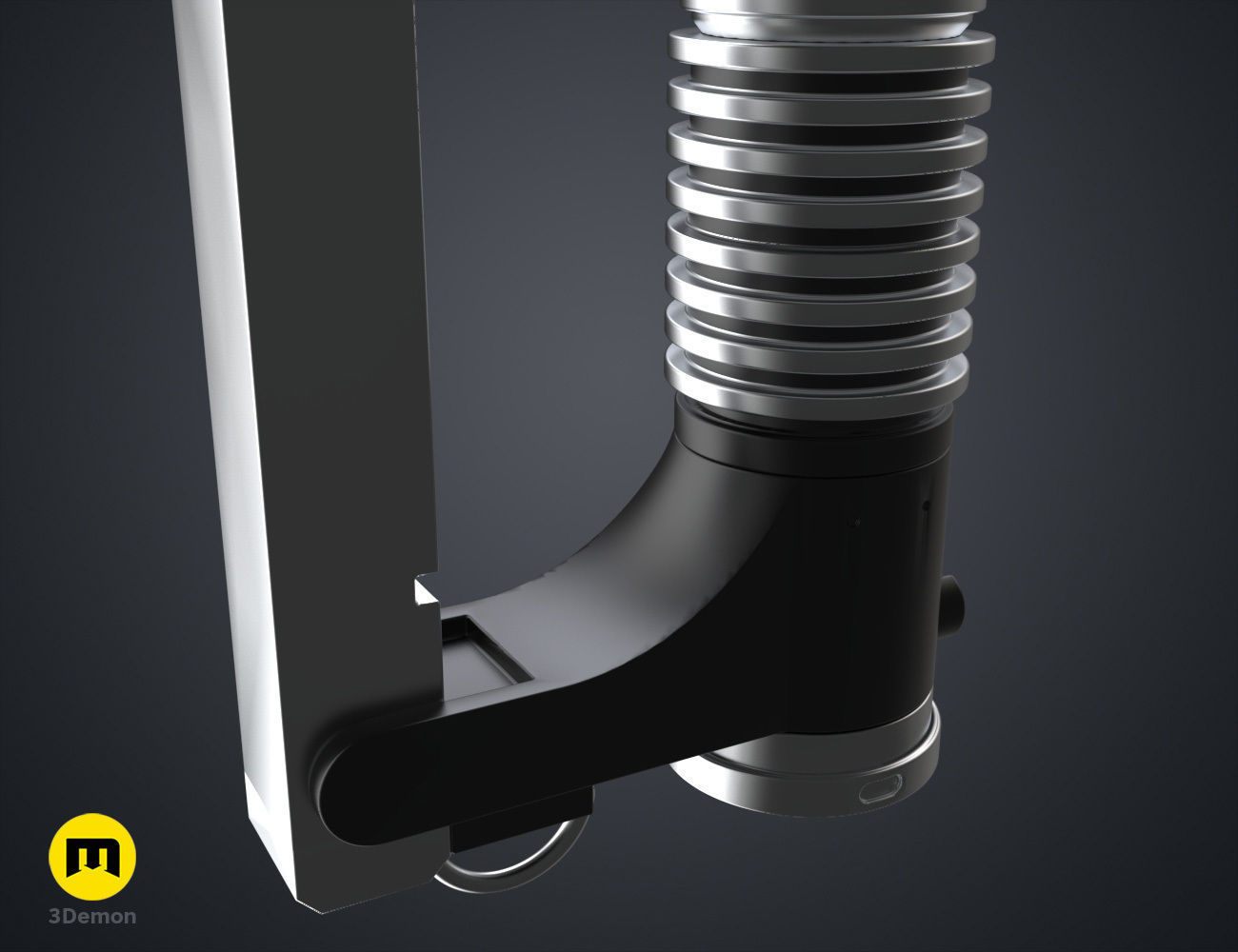 Ezra Bridgers Lightsaber Blaster - Star Wars 3D print model_18