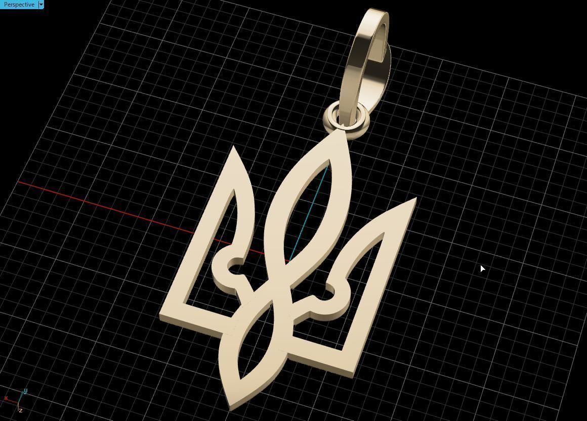 Ukrainian Trident 3D print model_5