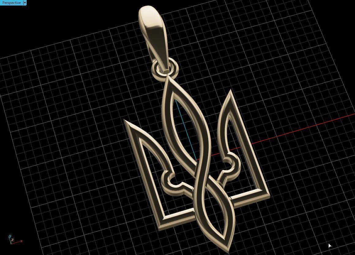 Ukrainian Trident 3D print model_4