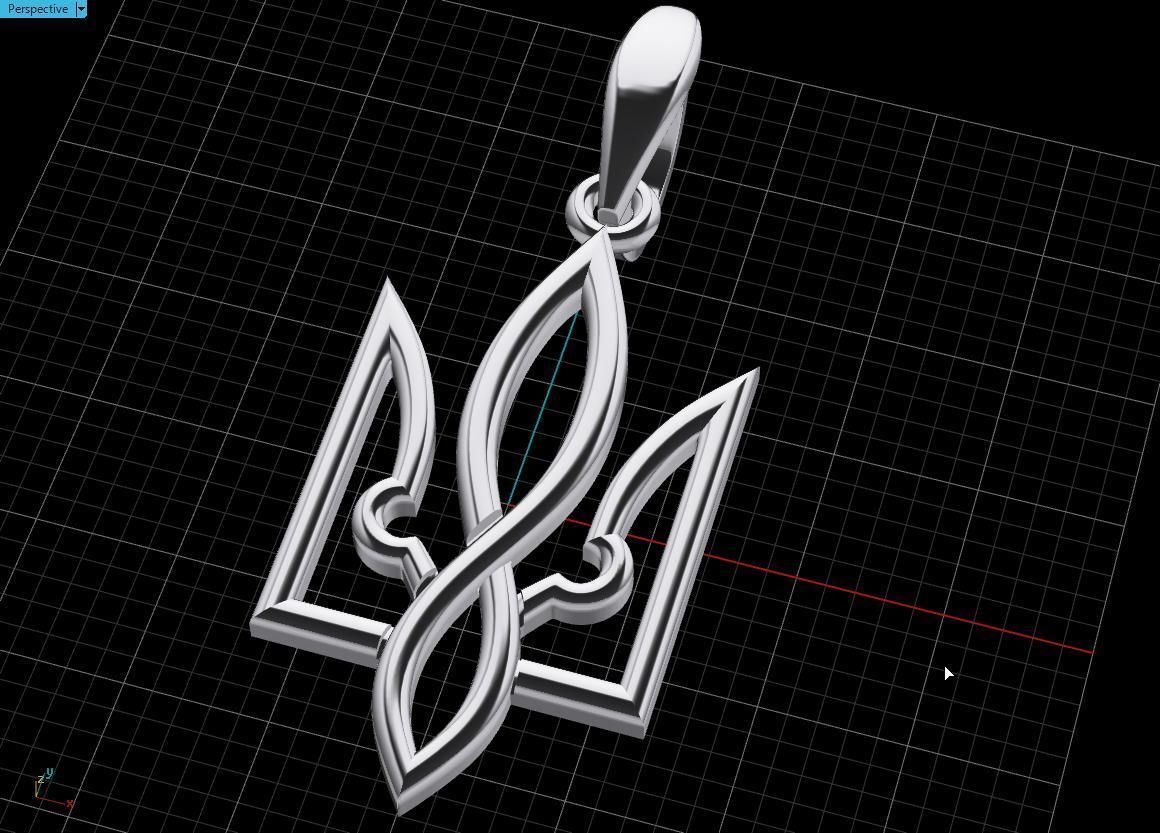 Ukrainian Trident 3D print model_9