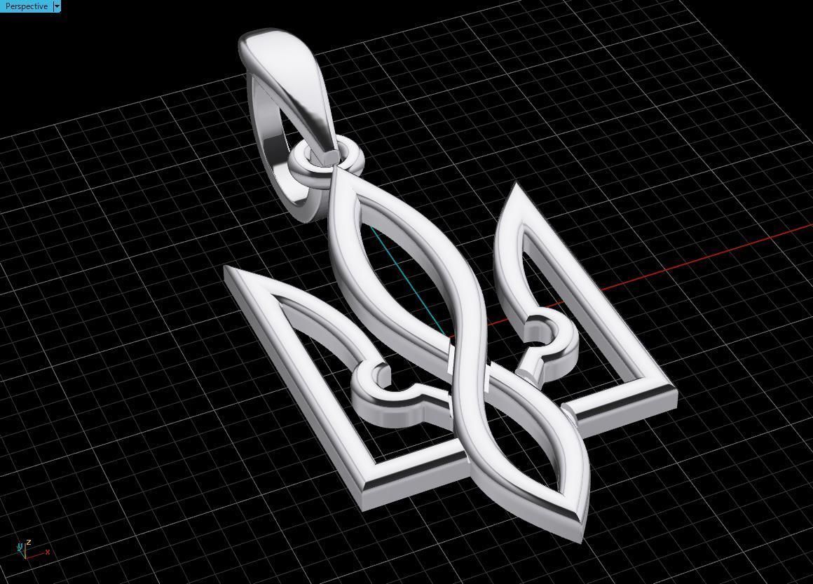 Ukrainian Trident 3D print model_7