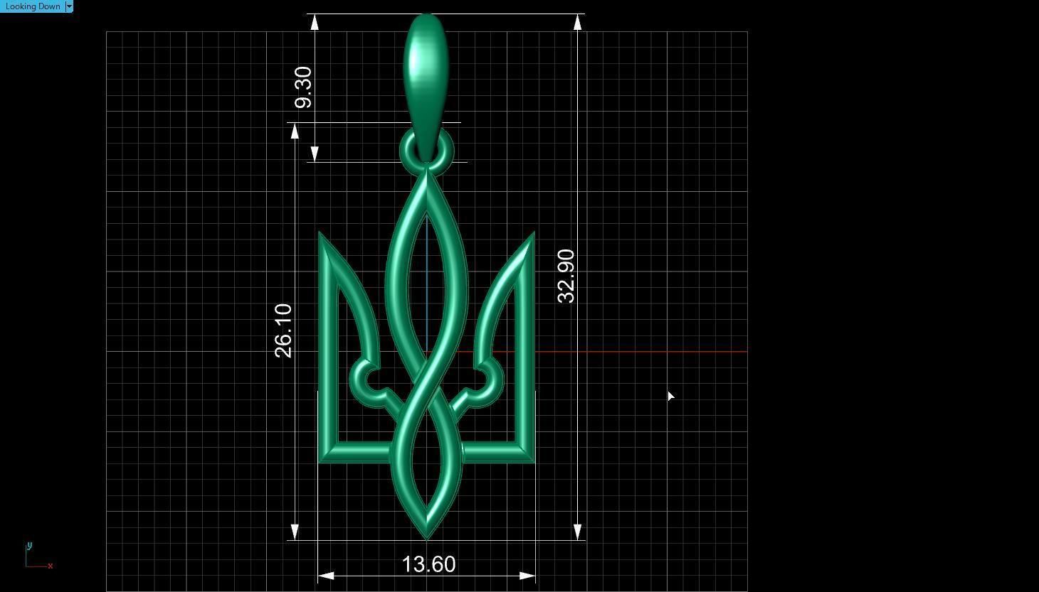 Ukrainian Trident 3D print model_15