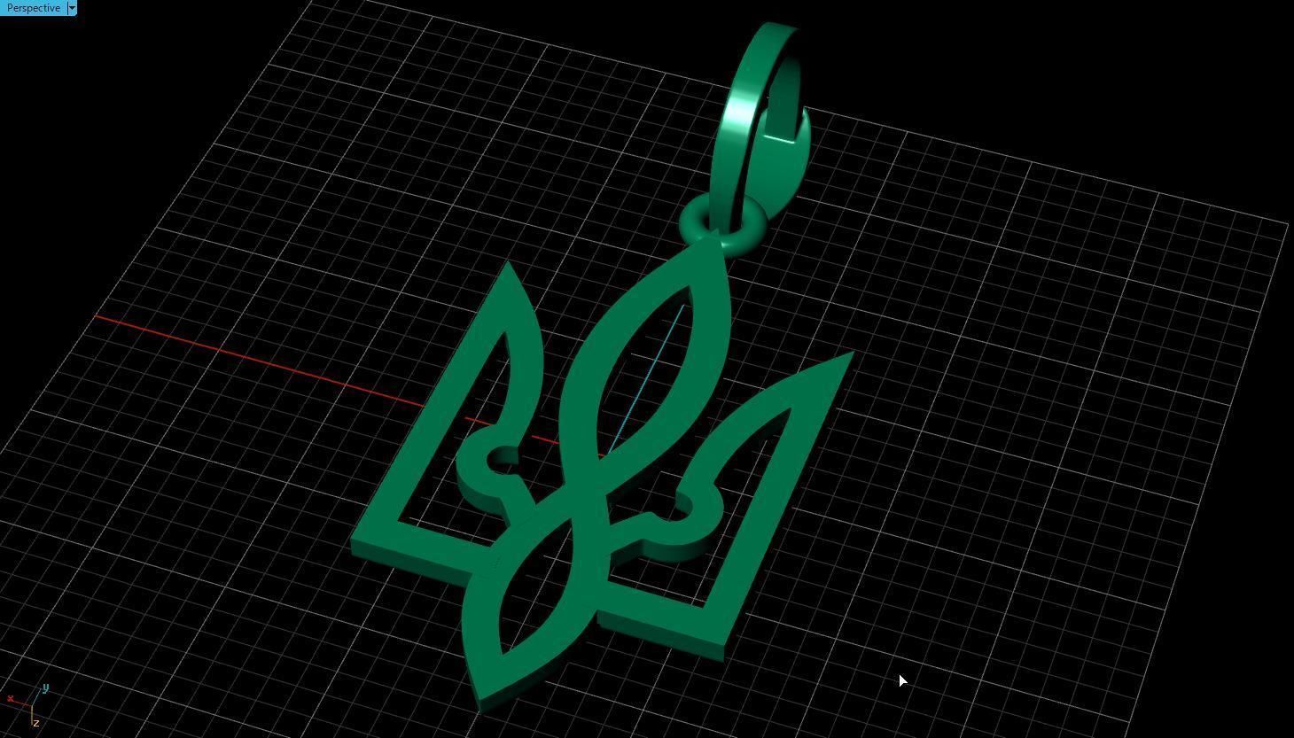 Ukrainian Trident 3D print model_12