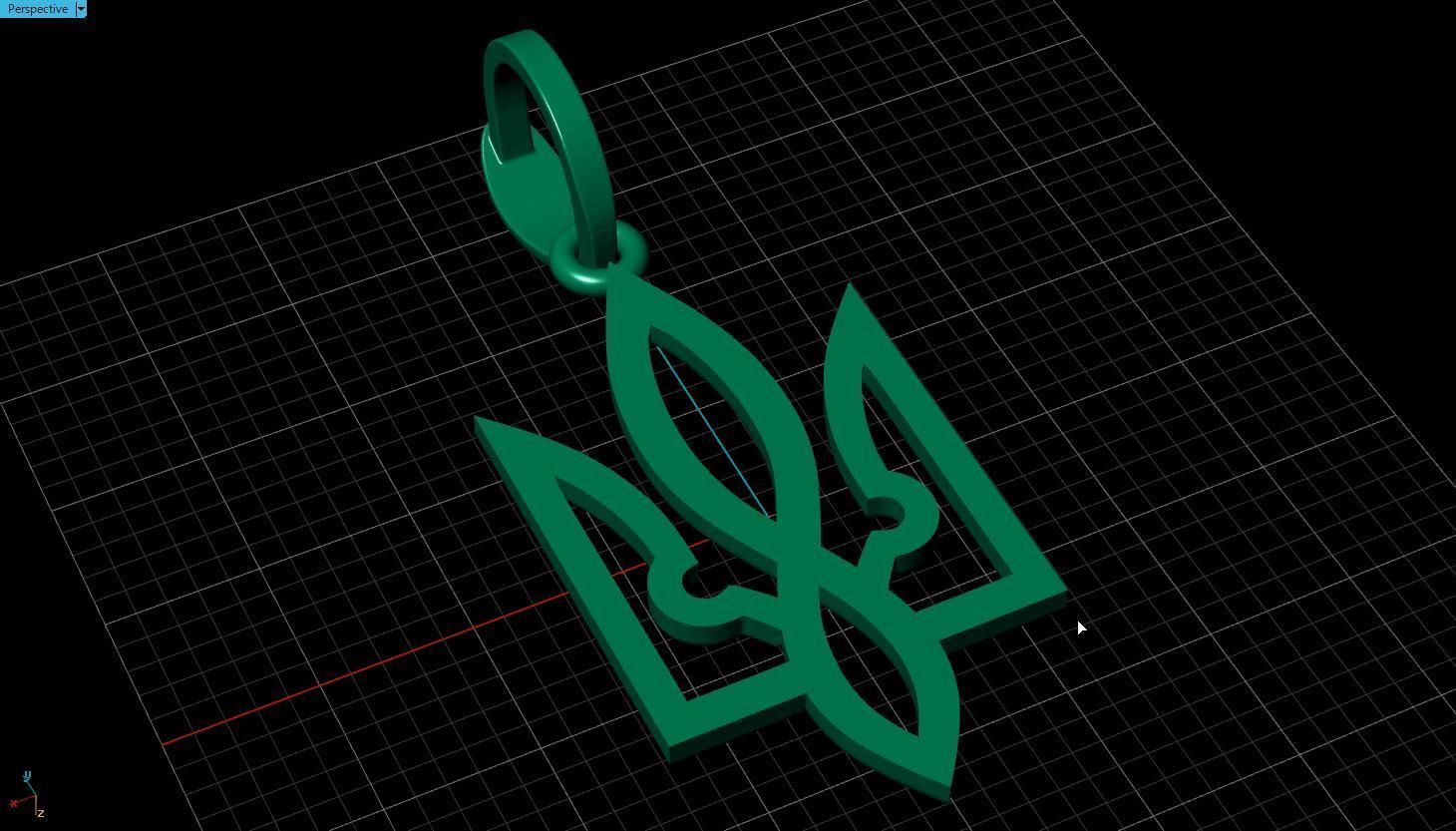 Ukrainian Trident 3D print model_14