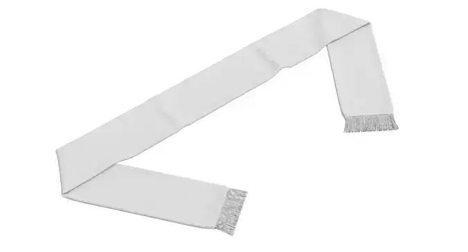 Football Fan Scarf 02 3D model