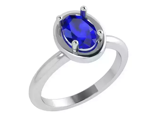 Oval Sapphire Ring 4179