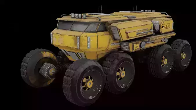 Space Rover 3D model