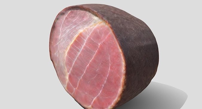 Piece of Ham from Meat 3D model