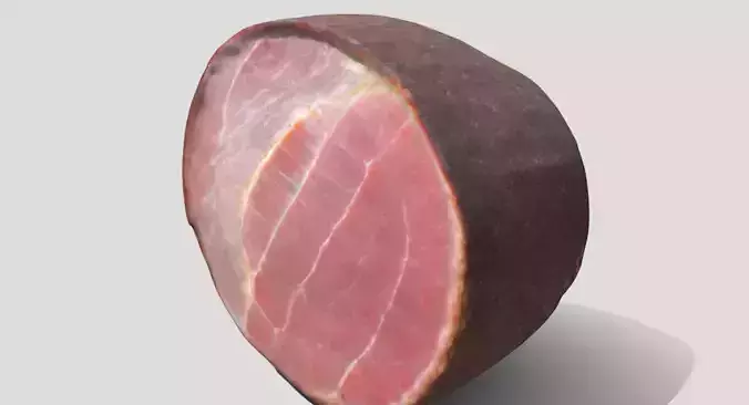Piece of Ham from Meat 3D model