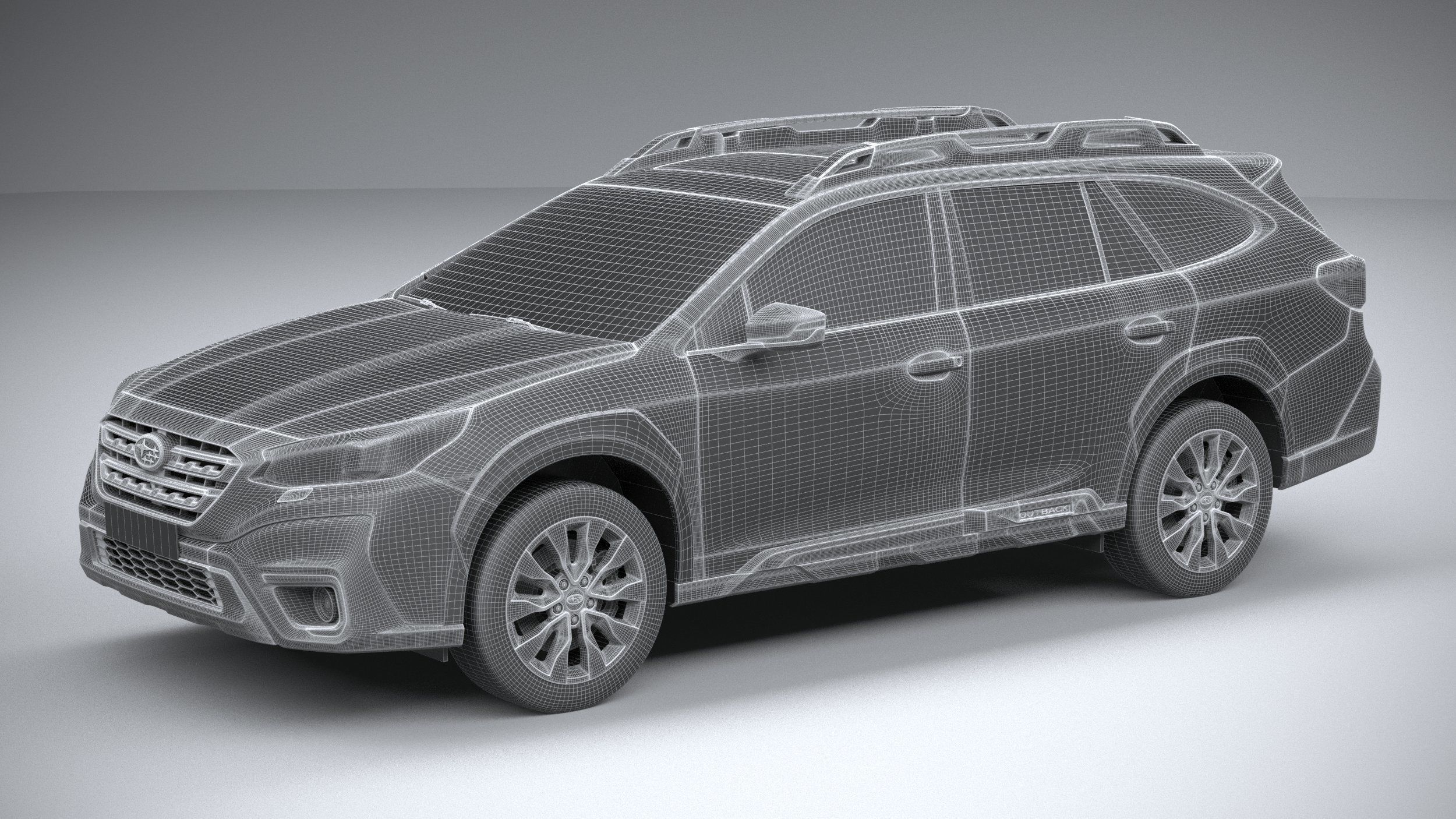 Subaru Outback Active 2024 3D model_26