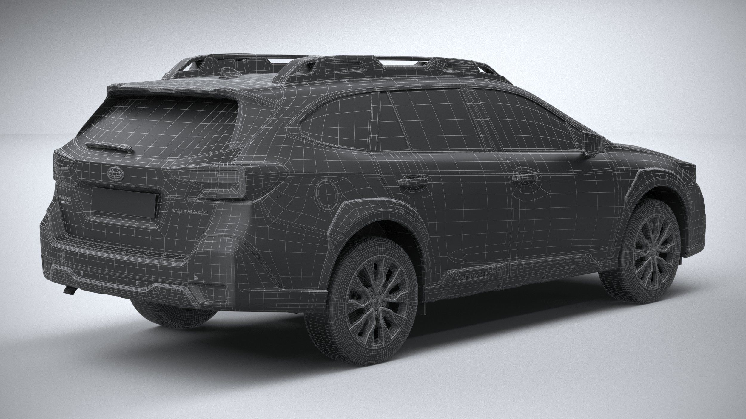 Subaru Outback Active 2024 3D model_29