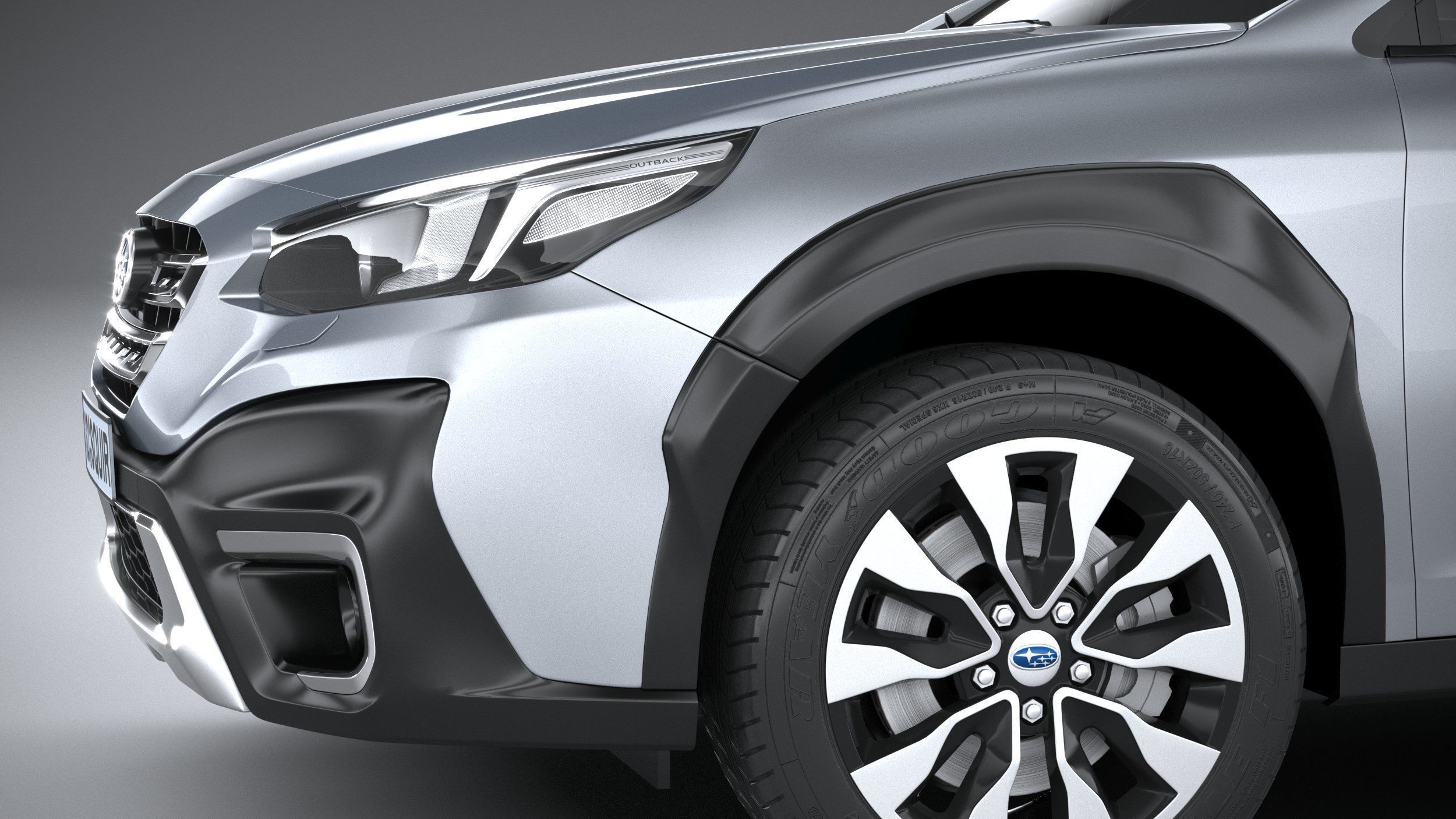 Subaru Outback Active 2024 3D model_3