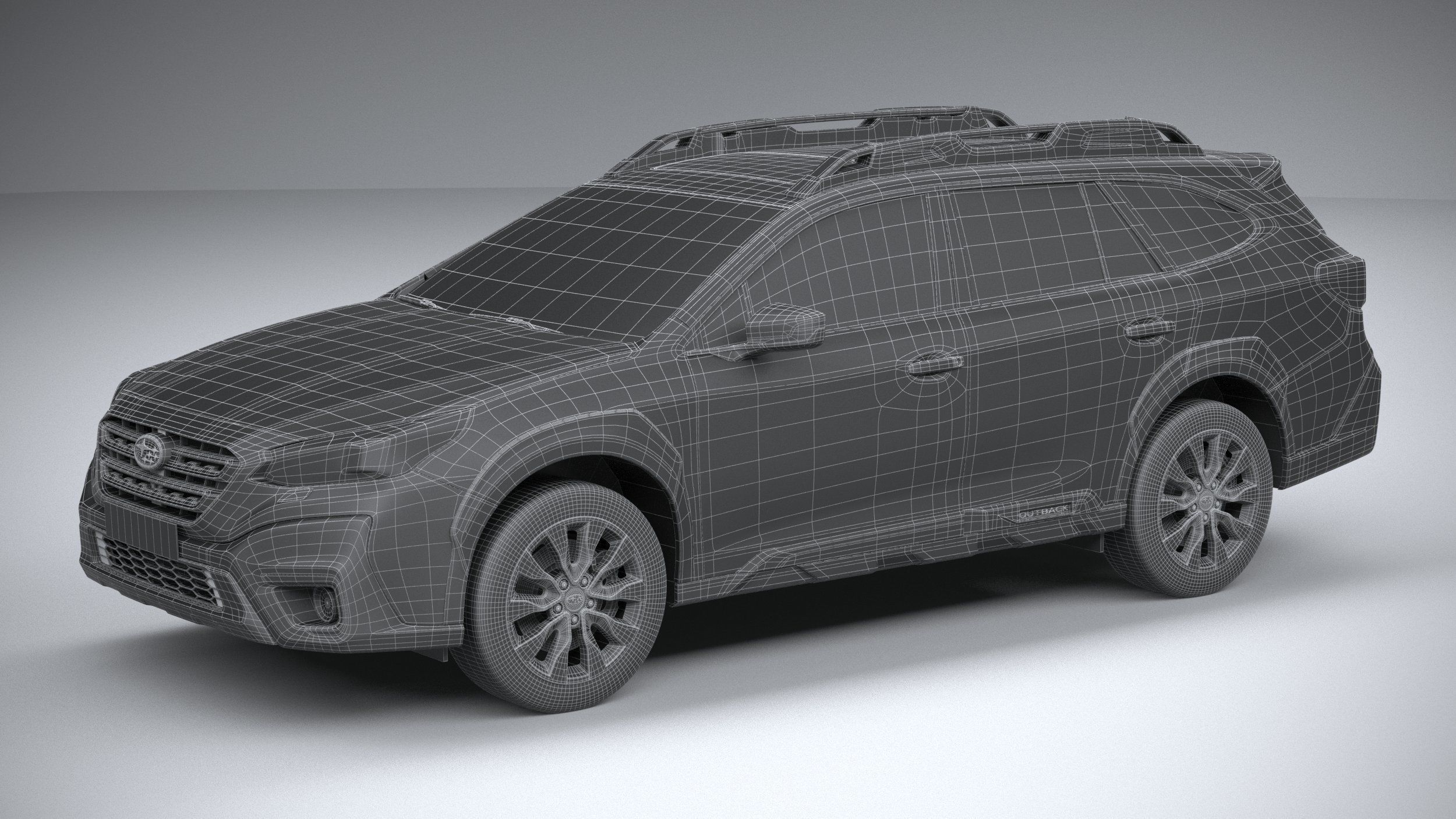 Subaru Outback Active 2024 3D model_28