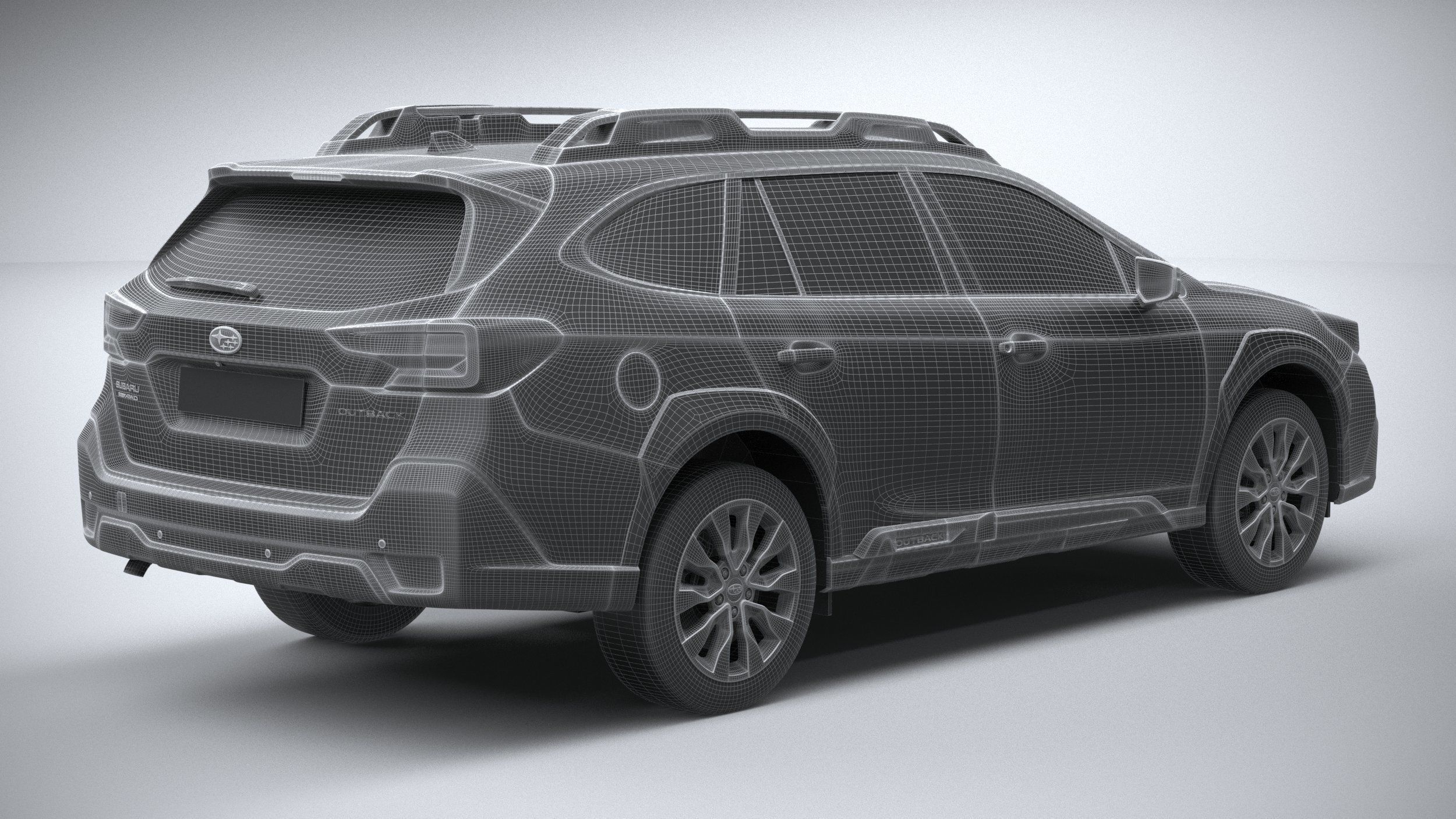 Subaru Outback Active 2024 3D model_27
