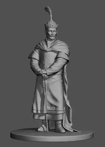 Mongol-Turkic Warlord 3D print model