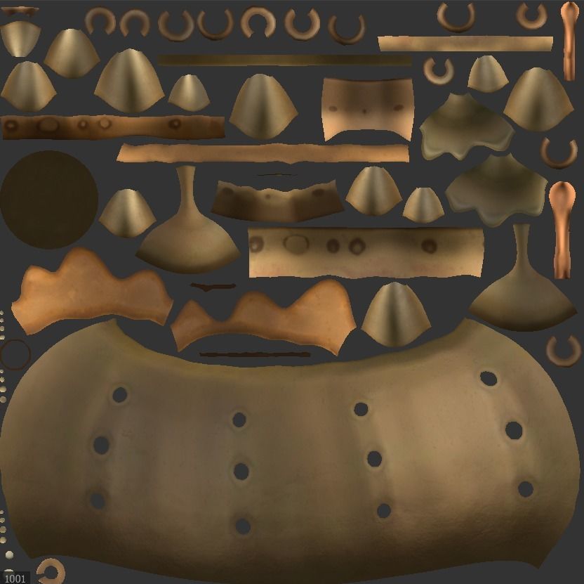 Stylized Alien Pumpkin Low-poly 3D model_19