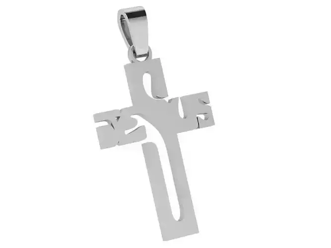 Unique Cross Pendant 4198