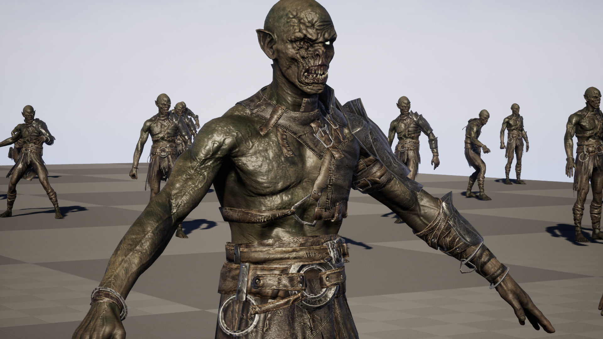SkinnyOrc 6 Low-poly 3D model_34