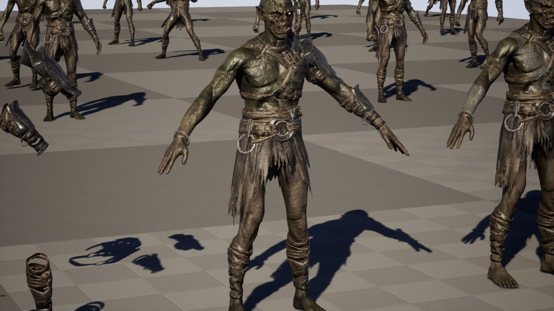 SkinnyOrc 6 Low-poly 3D model_36