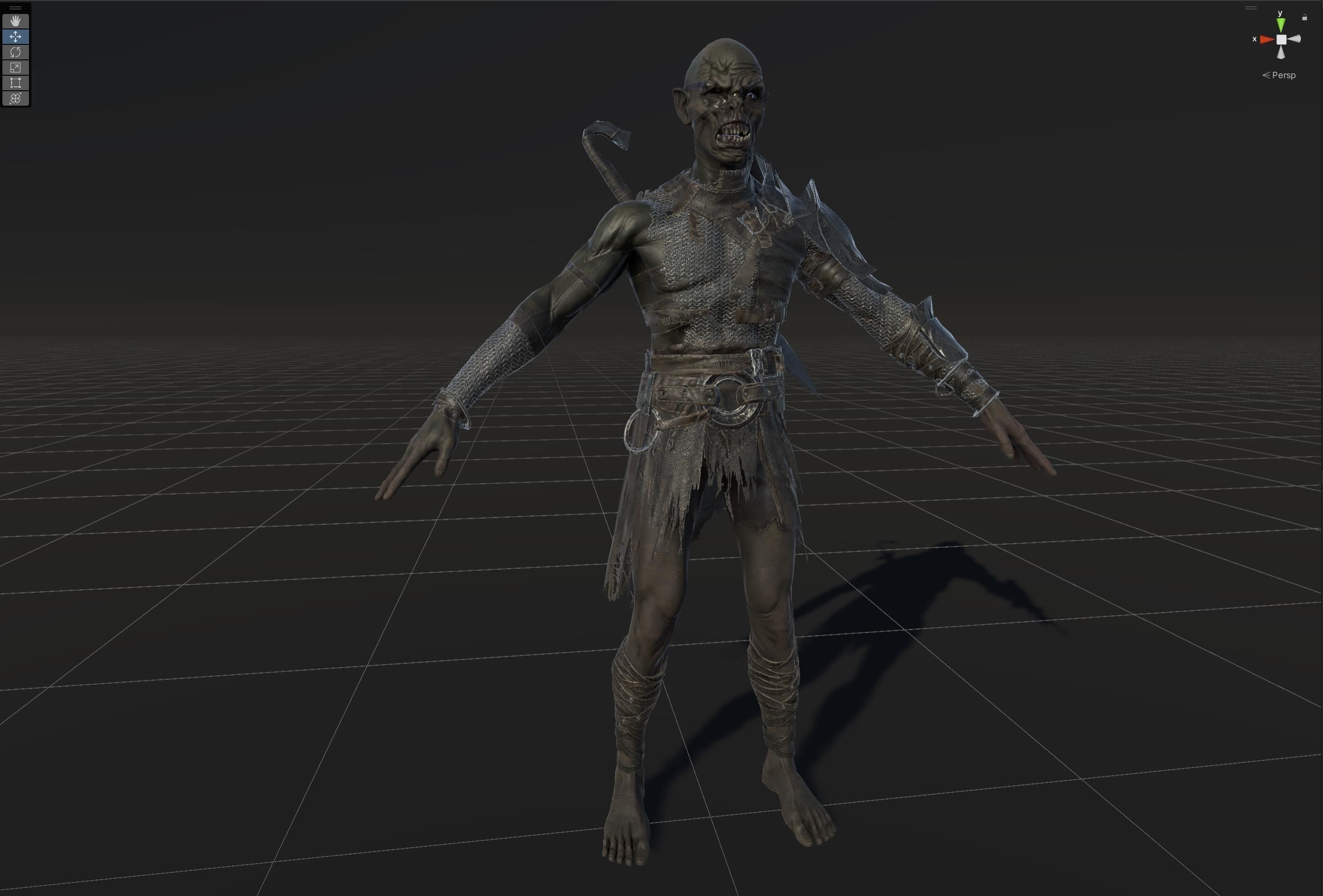 SkinnyOrc 6 Low-poly 3D model_30