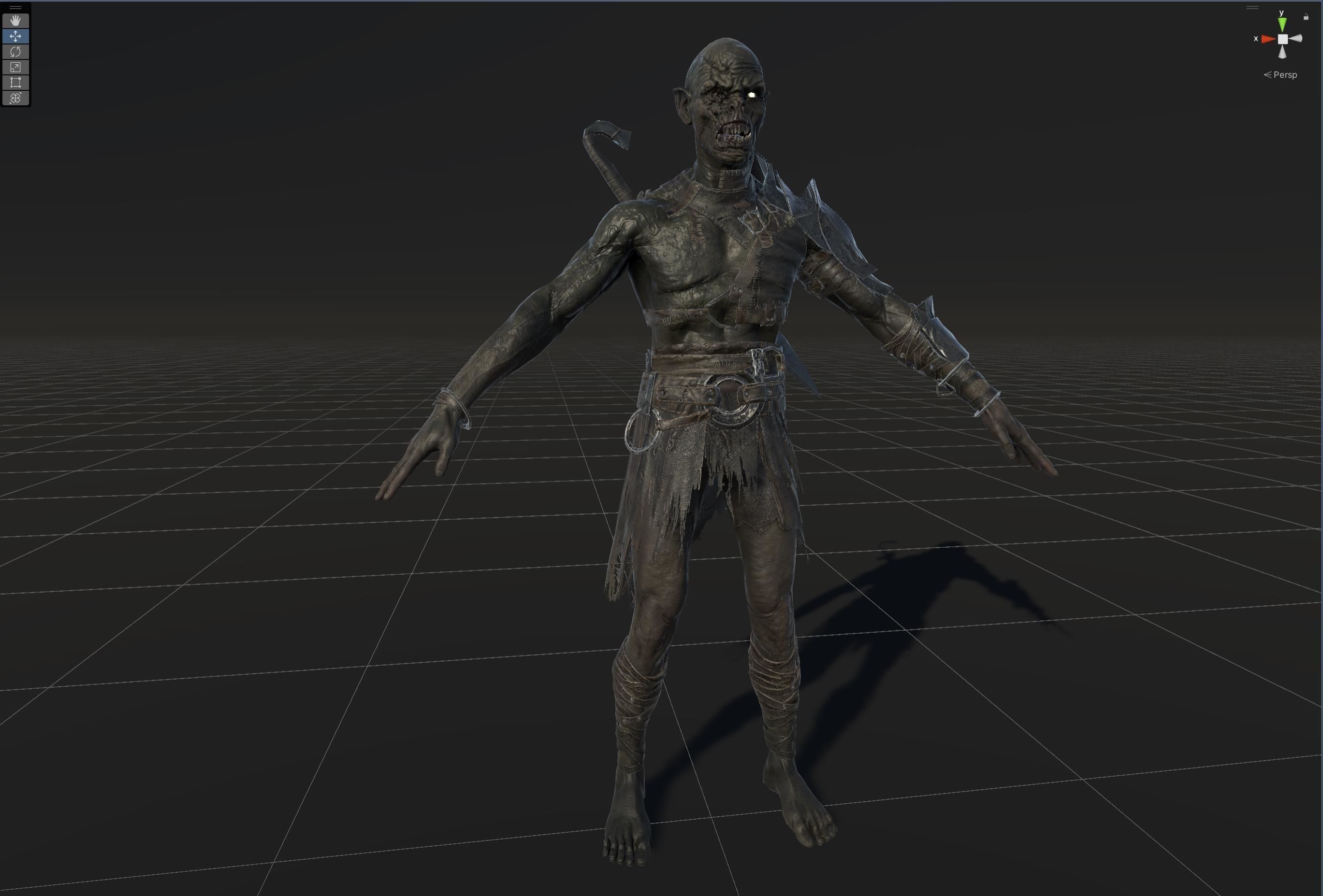 SkinnyOrc 6 Low-poly 3D model_29