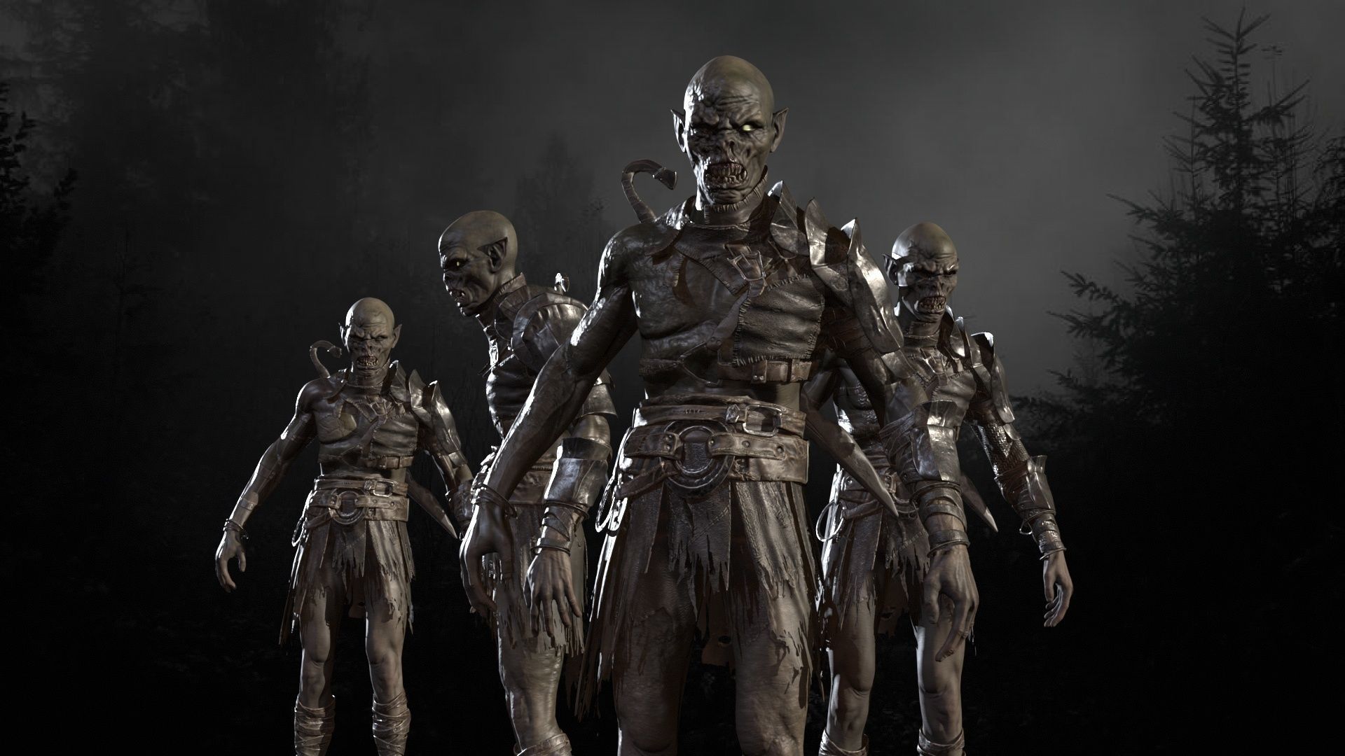 SkinnyOrc 6 Low-poly 3D model_18