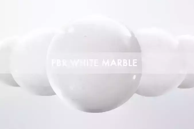 PBR White Marble