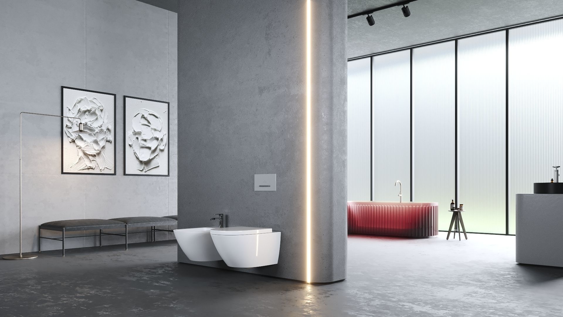 ProVis3D 040 - Modern Interior Series Bathroom 3D model_1