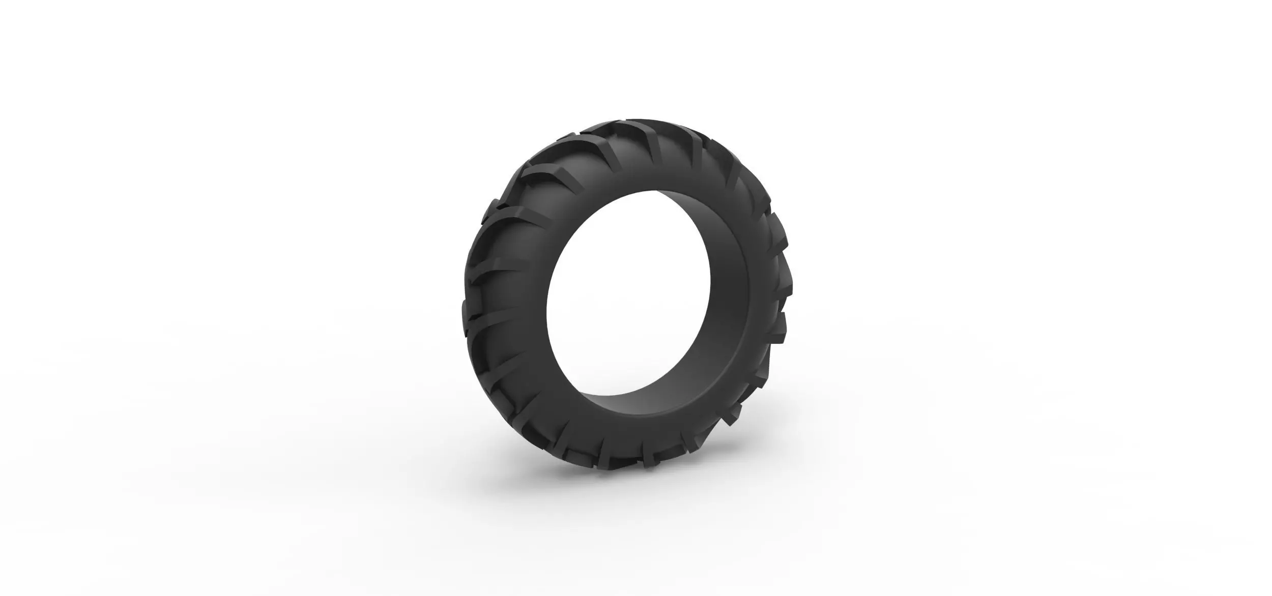 Tractor tire 20 Scale 1 to 25 3D print model
